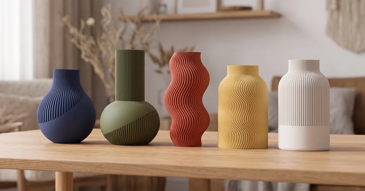 Vase 3D personnalisé couleur : composez le vôtre