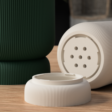 Jardinière avec bac d'égouttement twist/lock