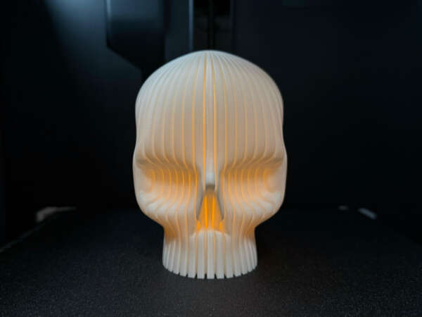 Décoration tête de mort (compatible bougie chauffe-plat)