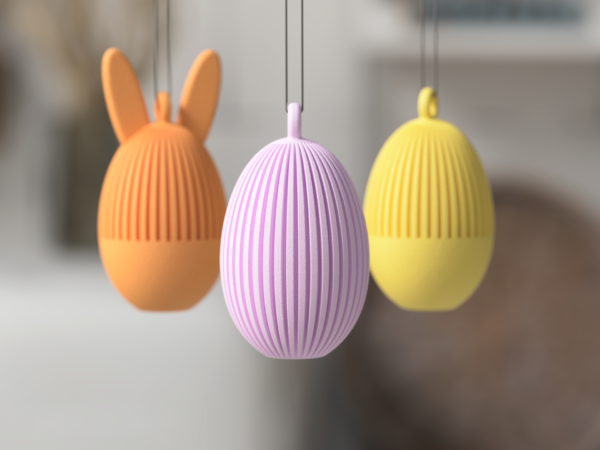 Ornements d'oeufs de Pâques